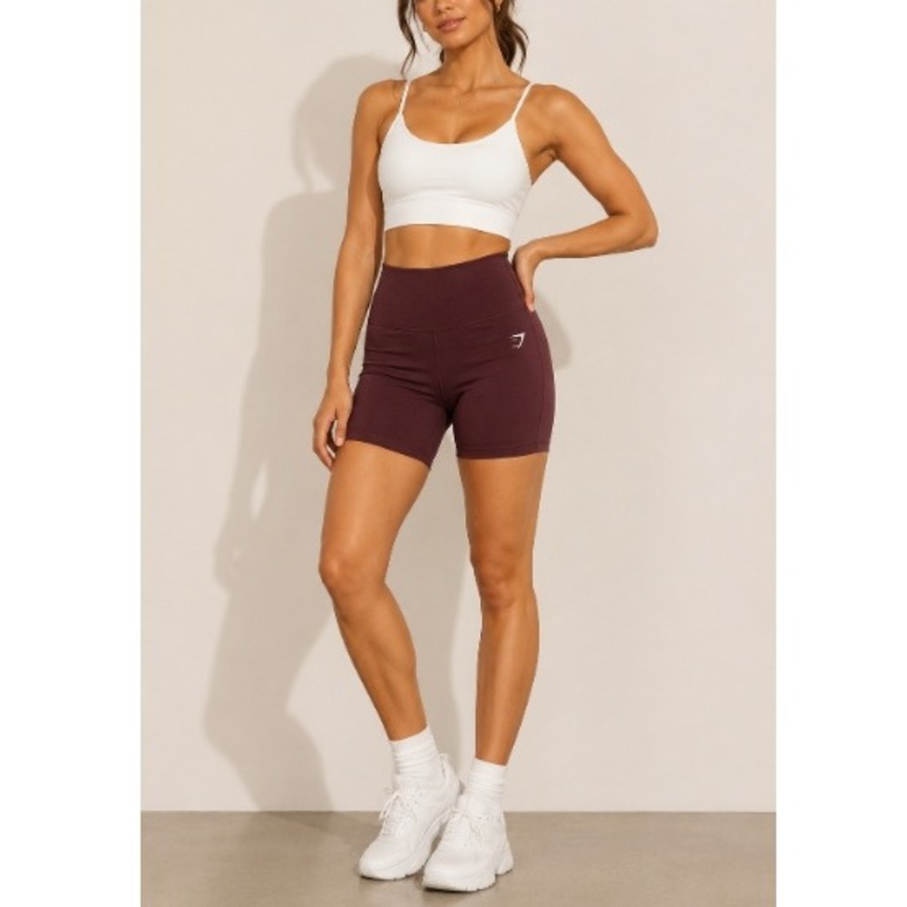 Gymshark Women's Purple Adapt Fleck Seamless Bodyfit Shorts‎ Size S NWT